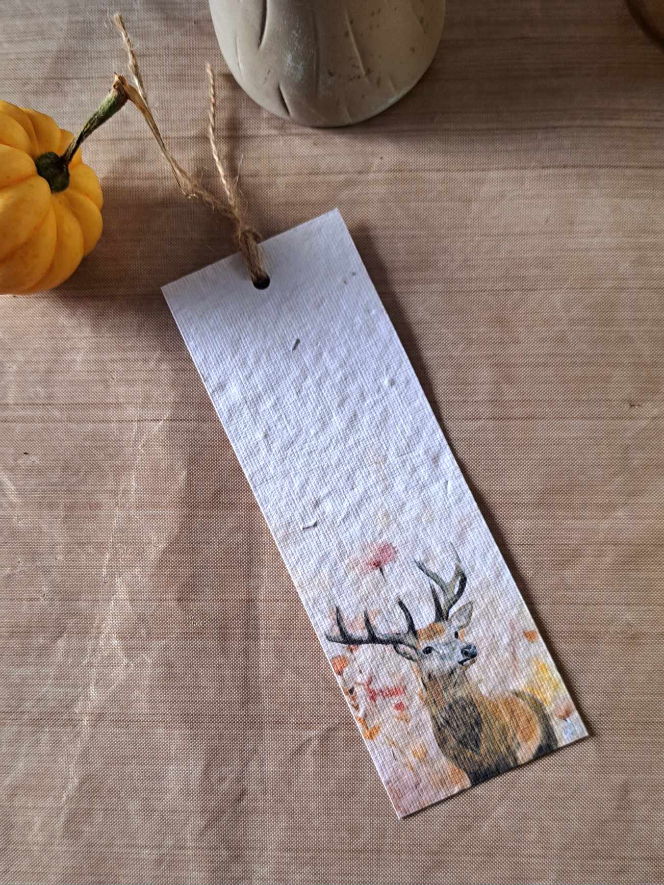 Pack of 2 Plantable Wildflower Bookmarks | Eco-Friendly Gift | Corporate gifts | Emma Metcalf Designs | Sustainable Seed Paper Bookmark
