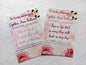 30 Plantable Seed Floral Tribute cards for Funerals * Funeral Favours*  Eco friendly Cards* Order of service cards