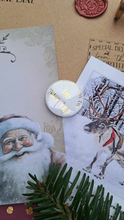 Bespoke Personalised nice list Certificate, Badge, polaroid -Santa nice list certificate -Christmas Eve Box Filler-Christmas letter from North pole