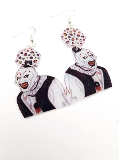 Boo-Bee Handmade Halloween Earrings | Summerween Shrink Plastic Charms | Sterling Silver Hooks |  Statement fan Jewellery (Copy)