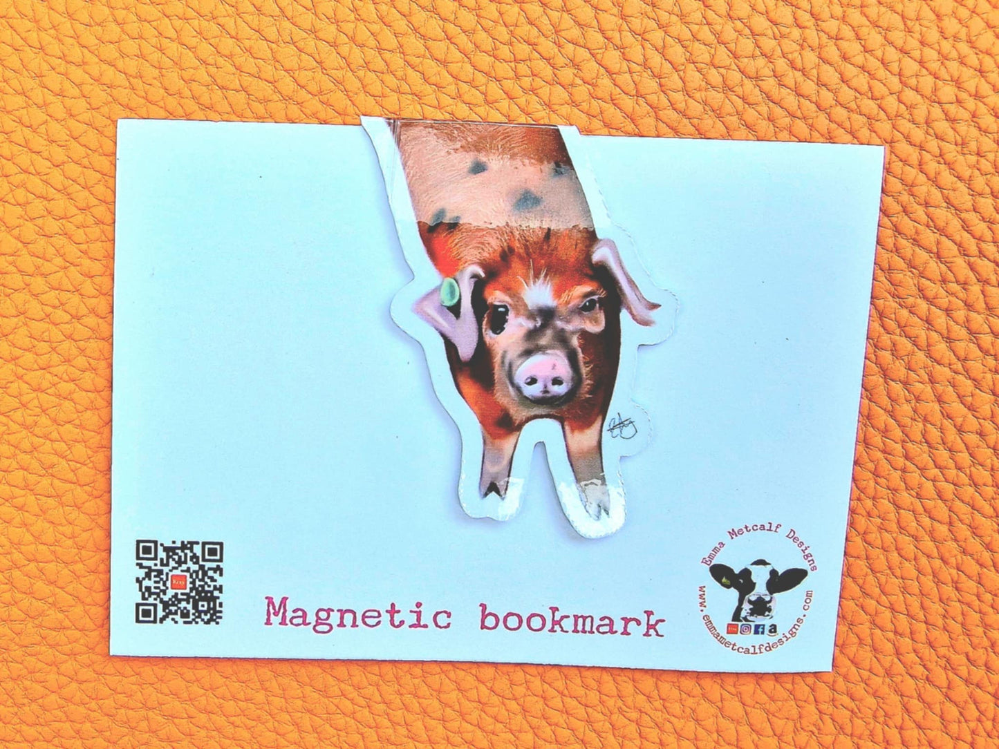 Clarkson's Farm "Diddly Squat" quirky Magnetic Bookmark – Original Art, Double-Sided, Matte or Gloss Finish-Richard Ham-Jeremy Clarkson