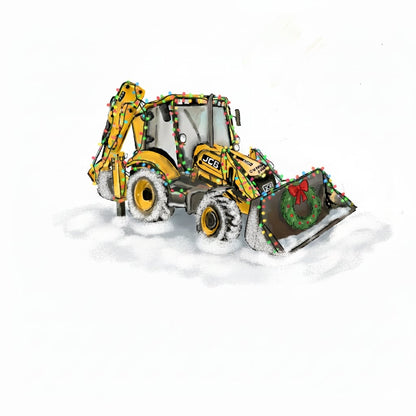 Christmas Tractor Ceramic Bauble – 7cm | Original Farm Art | John Deere, New Holland, Massey 135 & Case IH | Xmas tree Ornament