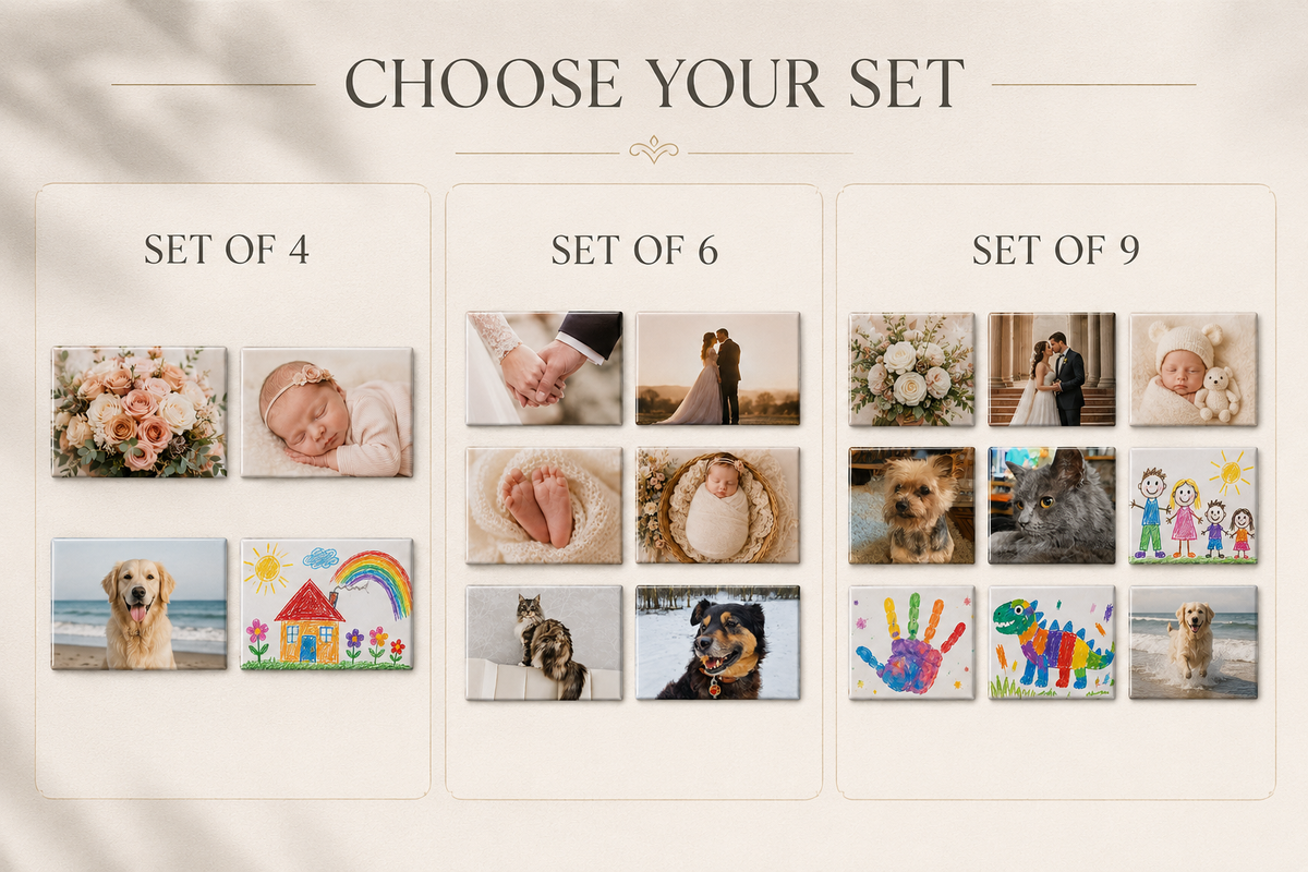 Personalised Photo Fridge Magnets