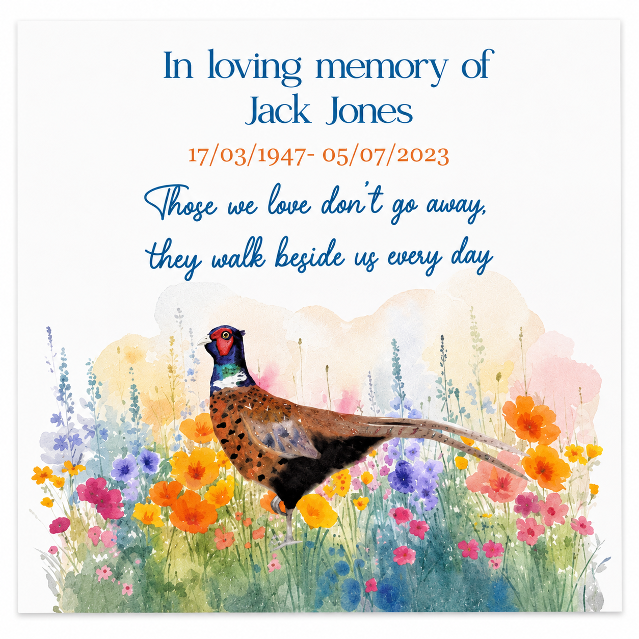 Personalised Funeral Sunflower Seed Packets | Memorial Favours