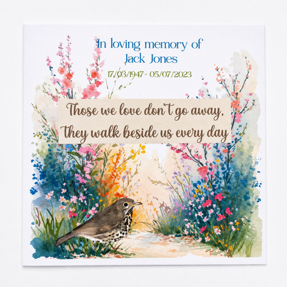 Personalised Funeral Sunflower Seed Packets | Memorial Favours