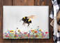 Bumblebee Glass Chopping board - Bee  surface saver- Kitchen items - Kitchen Decor - Housewarming gift