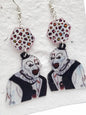 Boo-Bee Handmade Halloween Earrings | Summerween Shrink Plastic Charms | Sterling Silver Hooks |  Statement fan Jewellery (Copy)