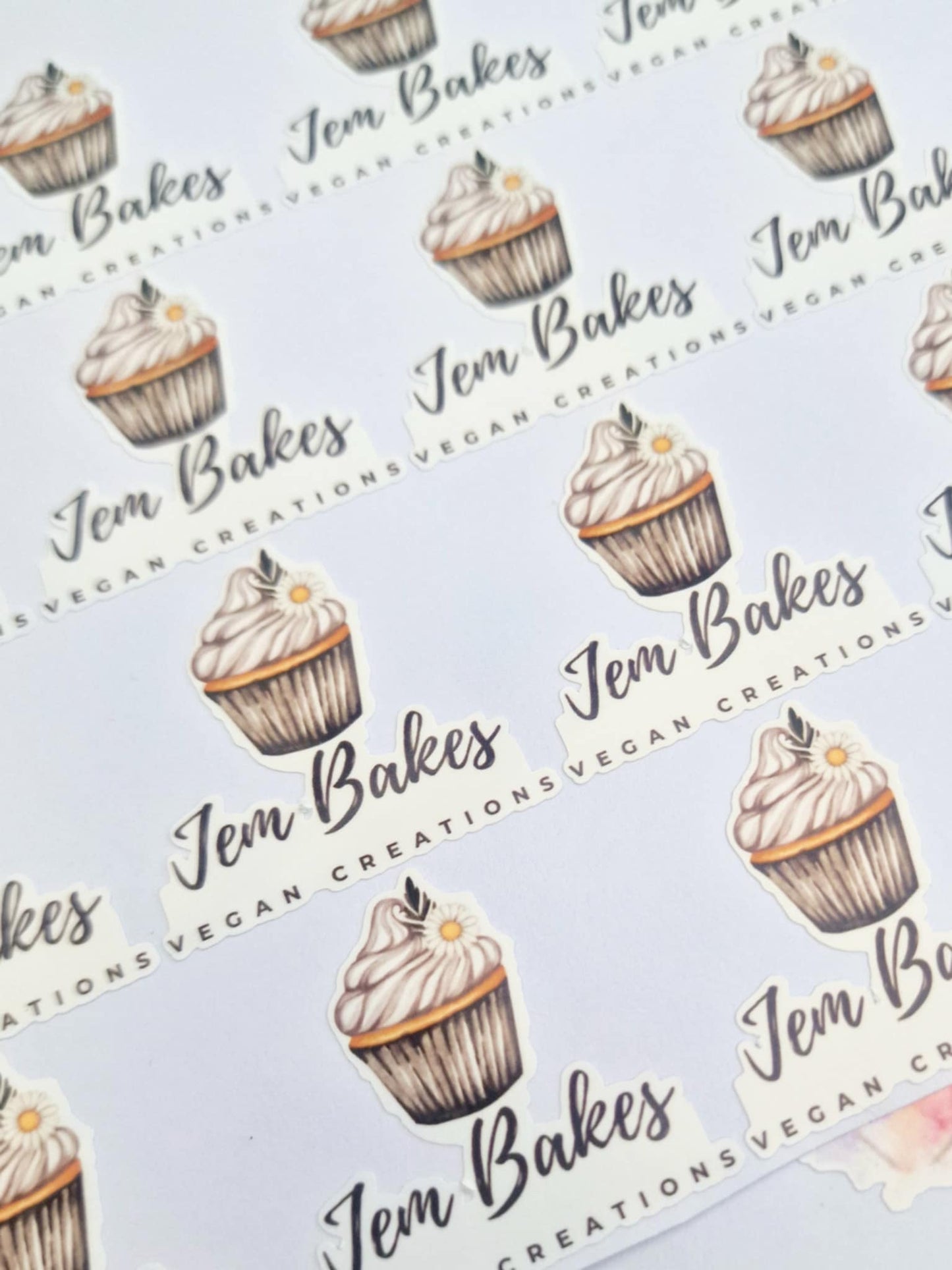 Custom branding logo Die Cut Sticker Sheet for Small Business logo stickers –Gloss Vinyl Stickers | Small Business Packaging Stickers | Personalised label