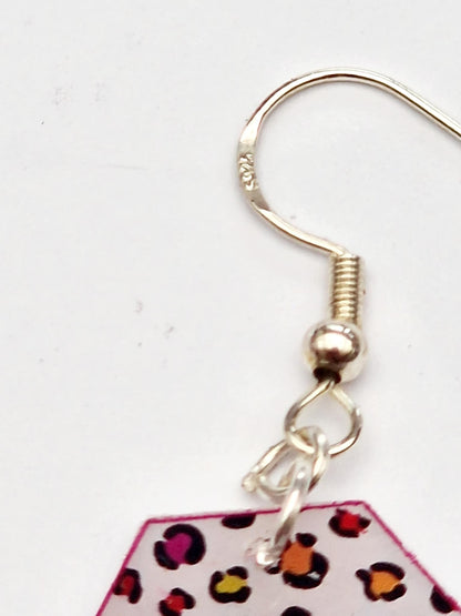 Boo-Bee Handmade Halloween Earrings | Summerween Shrink Plastic Charms | Sterling Silver Hooks |  Statement fan Jewellery (Copy)