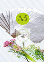 Plantable wildflower seed paper 10 sheets A5